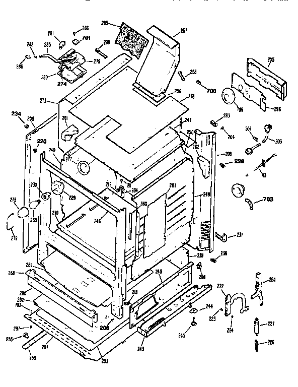 Kenmore 3627586990 cabinet diagram