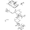 Kenmore 3627345891 burner section diagram