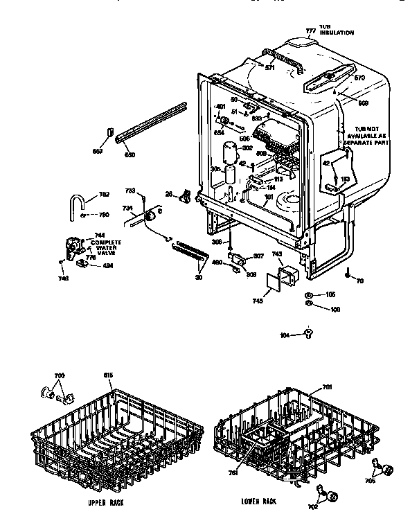 Kenmore 36314455690 body parts diagram