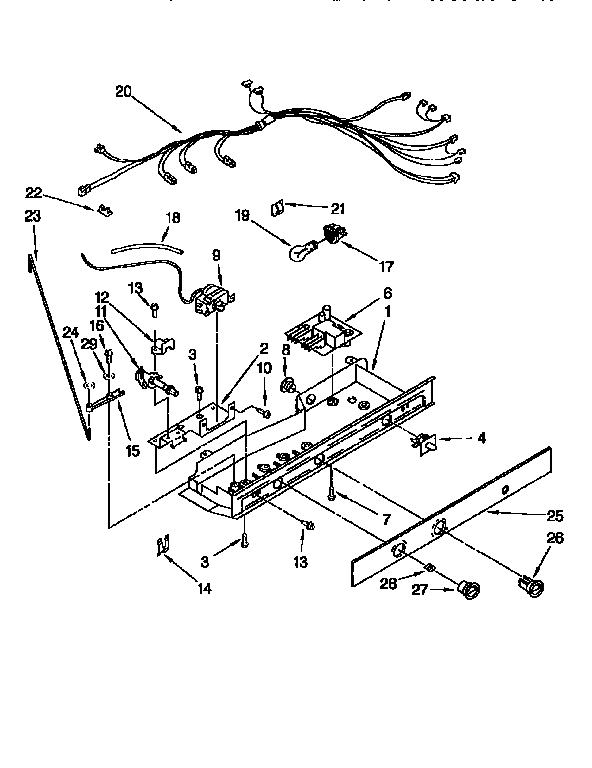 Kenmore 1069557984 control diagram