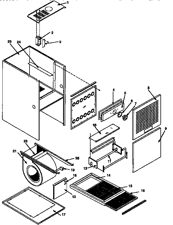 ICP NTN5075BFA1 non functional replacement diagram