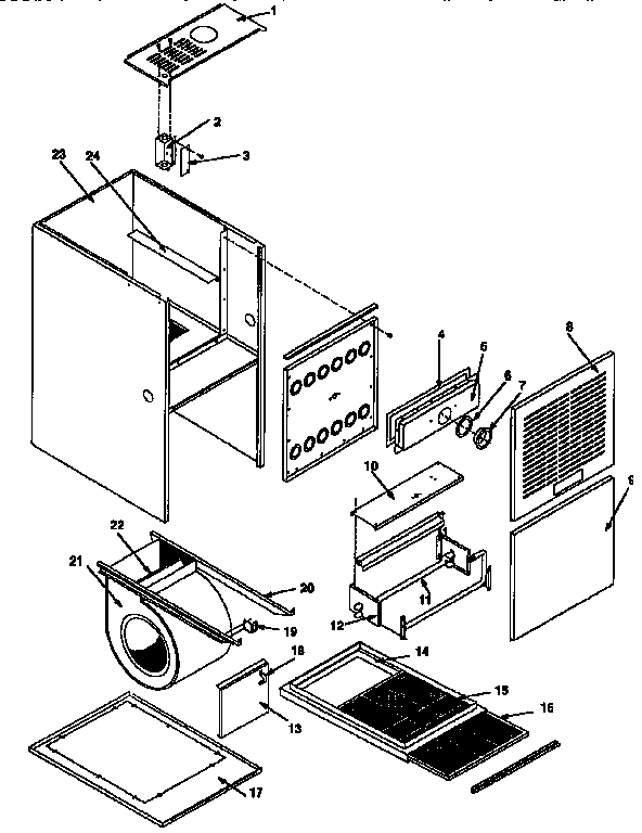 ICP GNJ125M20A1 non-functional replacement diagram