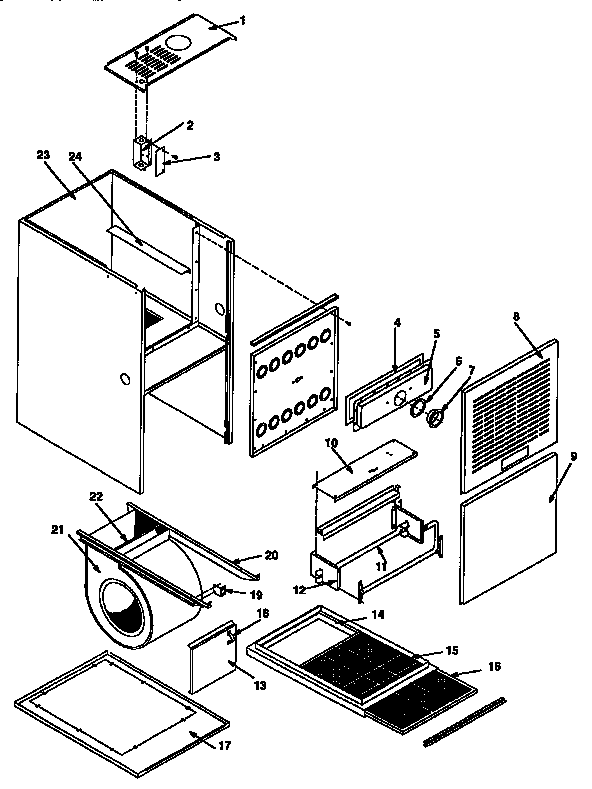 ICP GNJ07516A1 non-functional replacement diagram