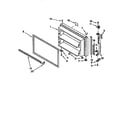 Kenmore 1069750683 freezer door diagram