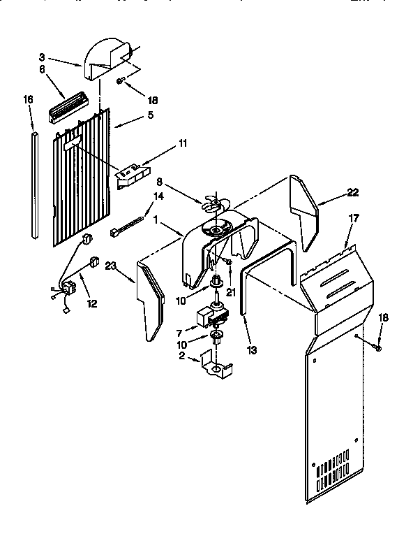 Kenmore 1069502820 air flow diagram