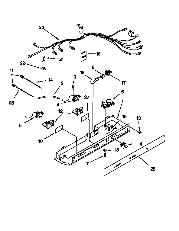 Kenmore 1069502820 control diagram