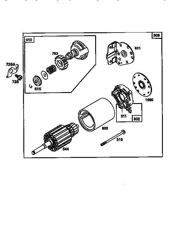 Craftsman 917256410 engine 28r707-0637-a1 (71,500) diagram
