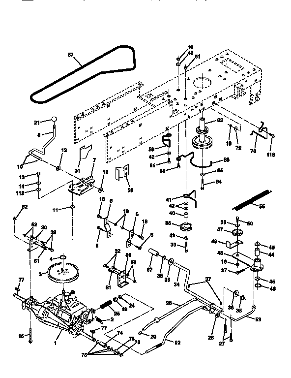 Craftsman 917256410 drive diagram