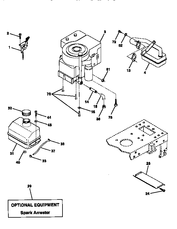 Craftsman 917256410 engine diagram
