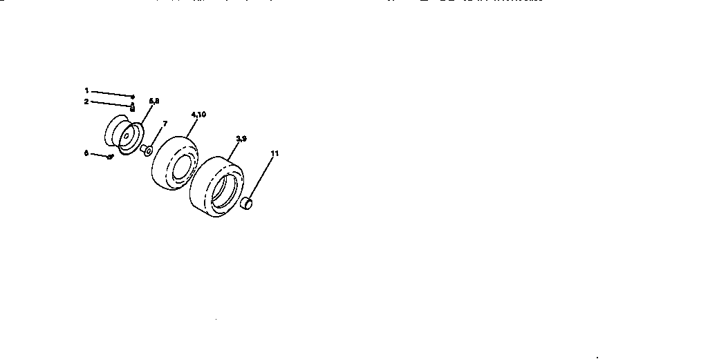 Craftsman 917256410 wheels and tires diagram