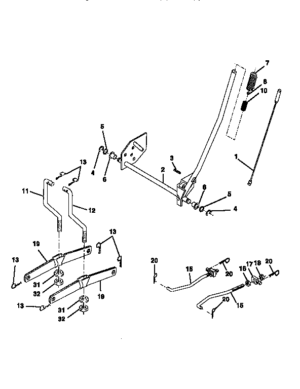 Craftsman 917256410 lift diagram