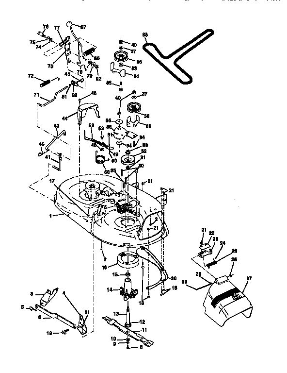 Craftsman 917256410 mower diagram