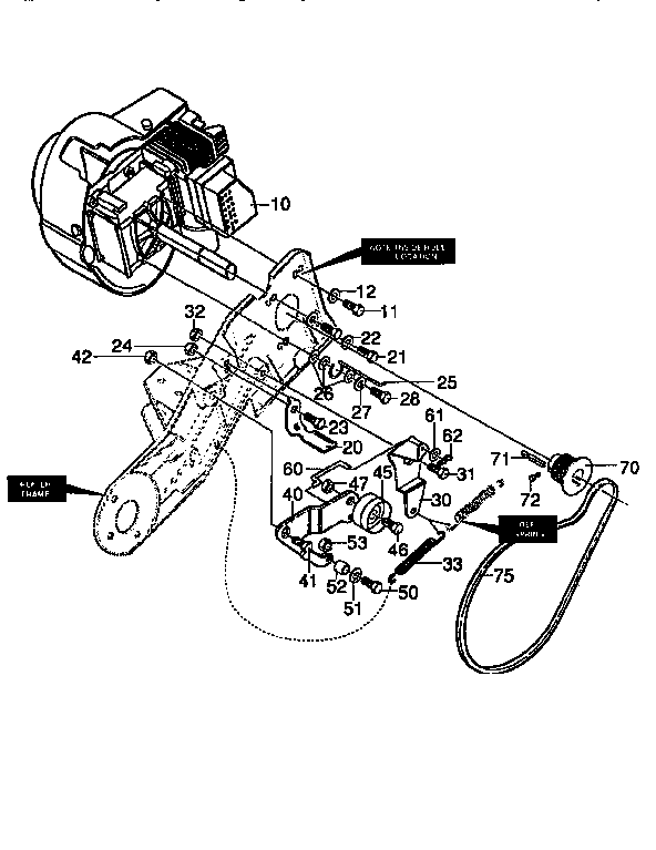 Craftsman 88414 engine and drive diagram