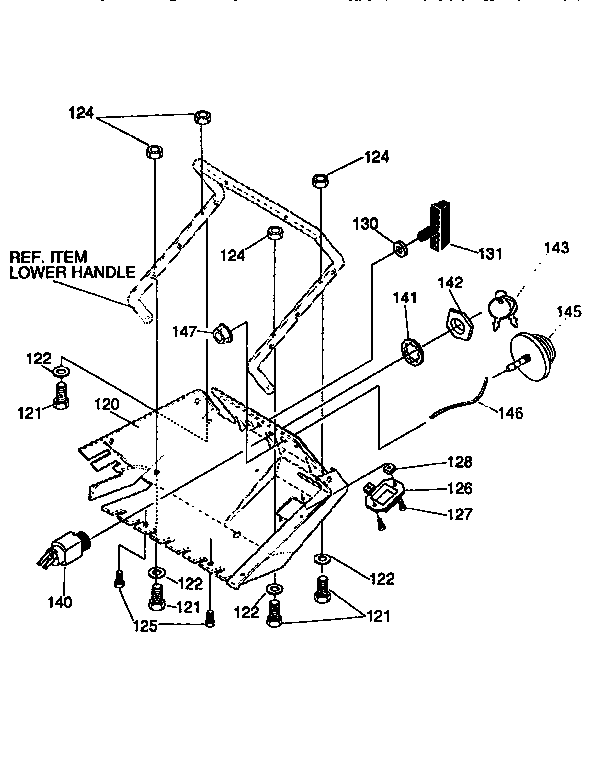 Craftsman 88414 frame components diagram