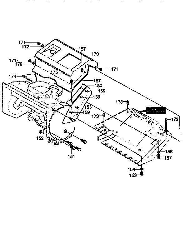 Craftsman 88414 belt cover diagram