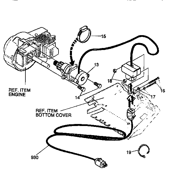 Craftsman 88414 for model f2034-010 only diagram