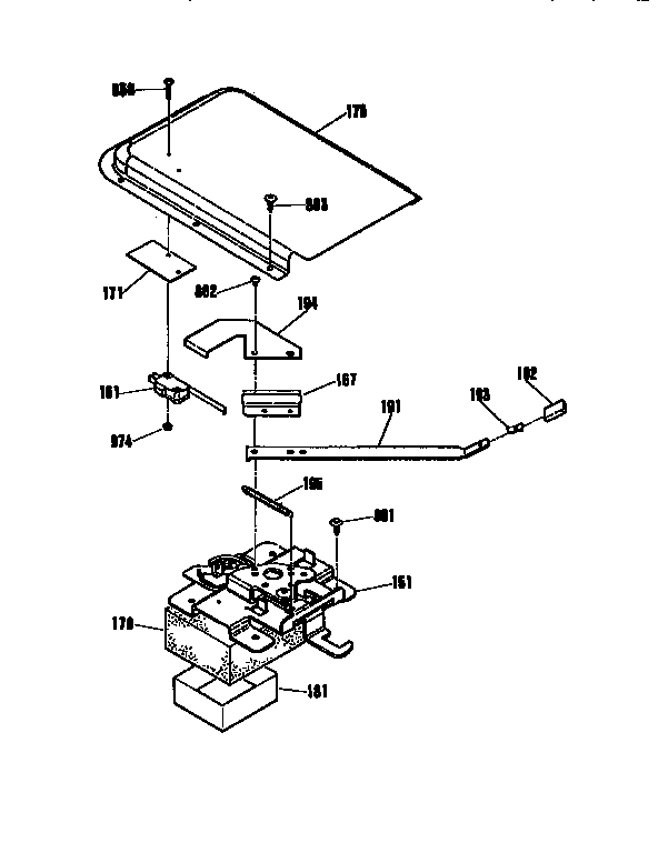 Kenmore 9119324190 door lock diagram