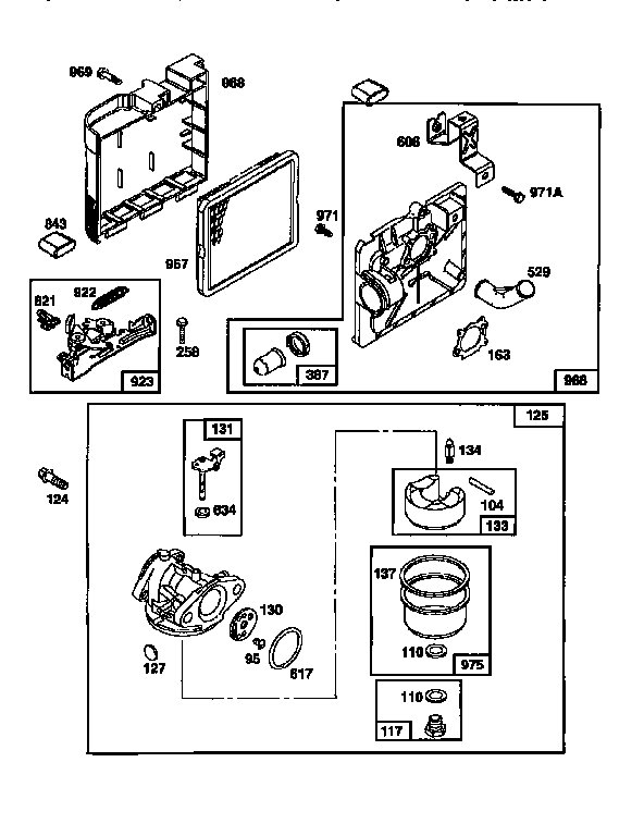 Craftsman 917377261 engine 12h802-1534-21 (71/500) diagram