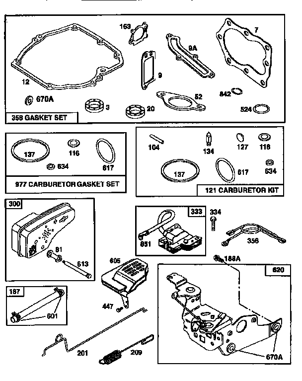Craftsman 917377261 engine 12h802-1534-21  (71/500) diagram
