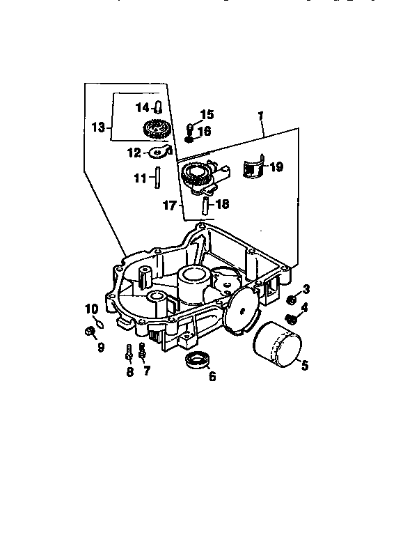 Craftsman 917251642 oil pan/lubrication (71/501) diagram