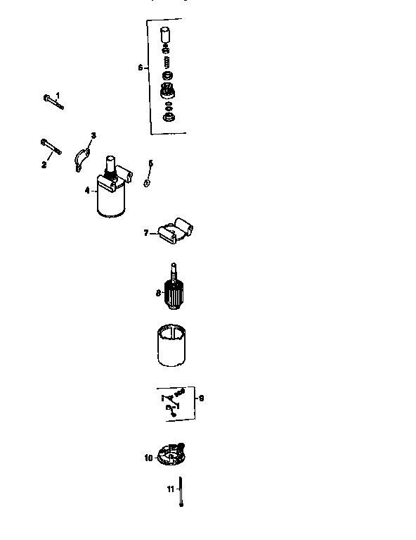 Craftsman 917251642 starting system (71/501) diagram