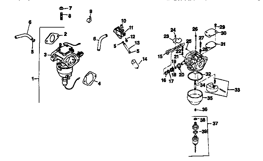 Craftsman 917251642 fuel system (71/501) diagram