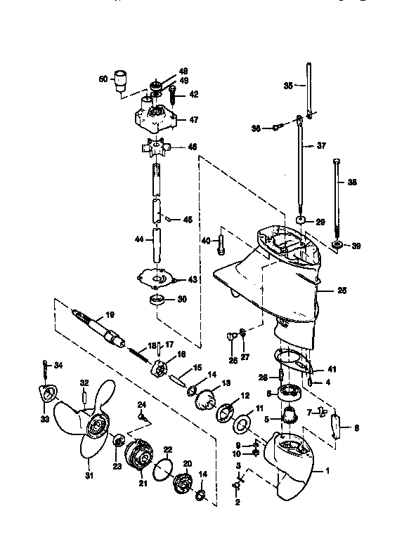 Craftsman 225581508 gear housing diagram