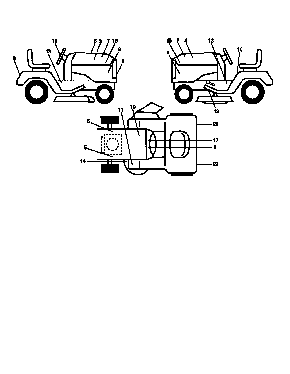 Craftsman 917250262 decals diagram