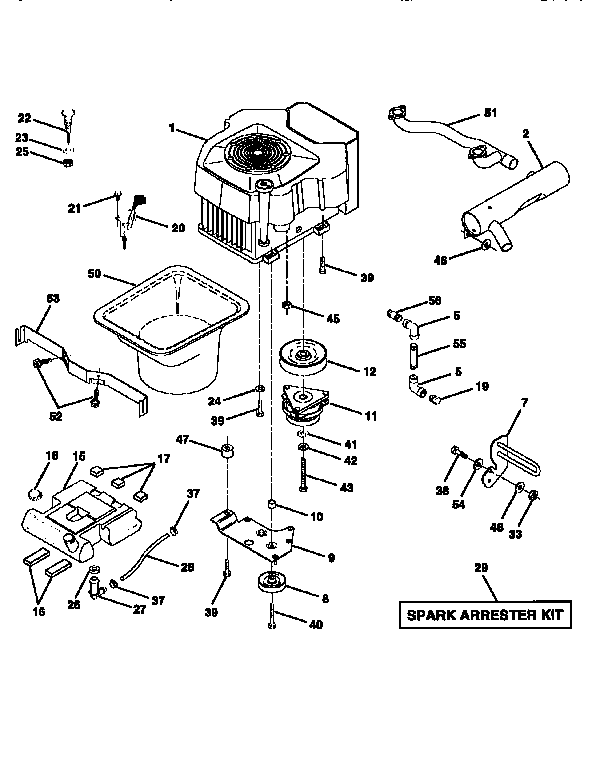 Craftsman 917251521 engine diagram