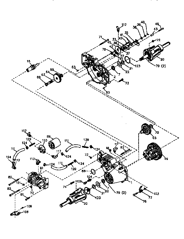 Craftsman 917251521 hydro gear transaxle 218-3010 diagram