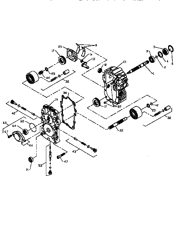 Craftsman 917251521 hydro gear pump bul-10l-122 diagram