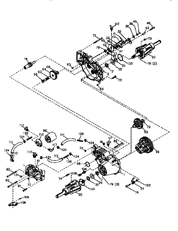 Craftsman 917251571 hydro gear transaxle 218-3010 diagram