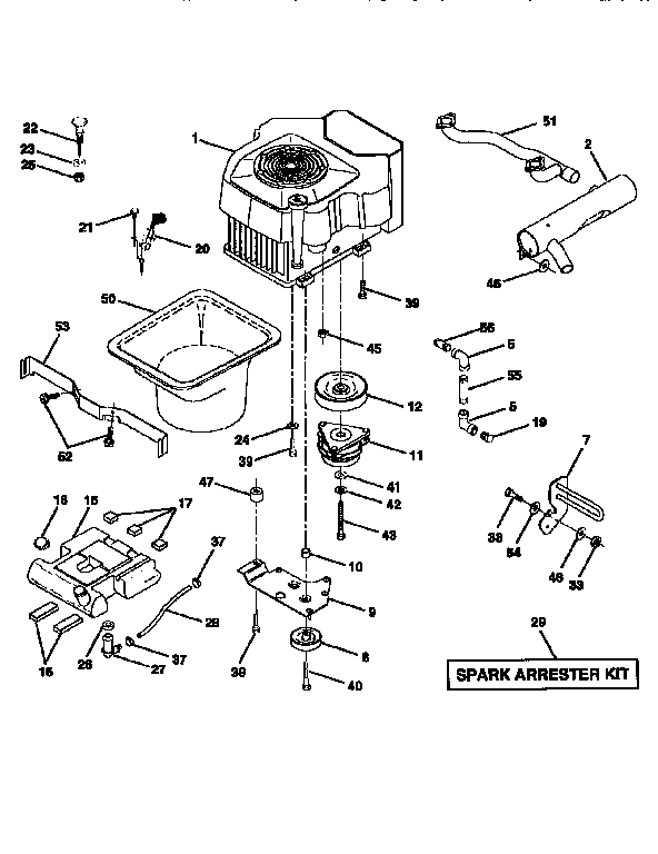 Craftsman 917251641 engine diagram