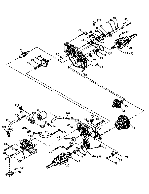 Craftsman 917251641 hydro gear transaxle 218-3010 diagram