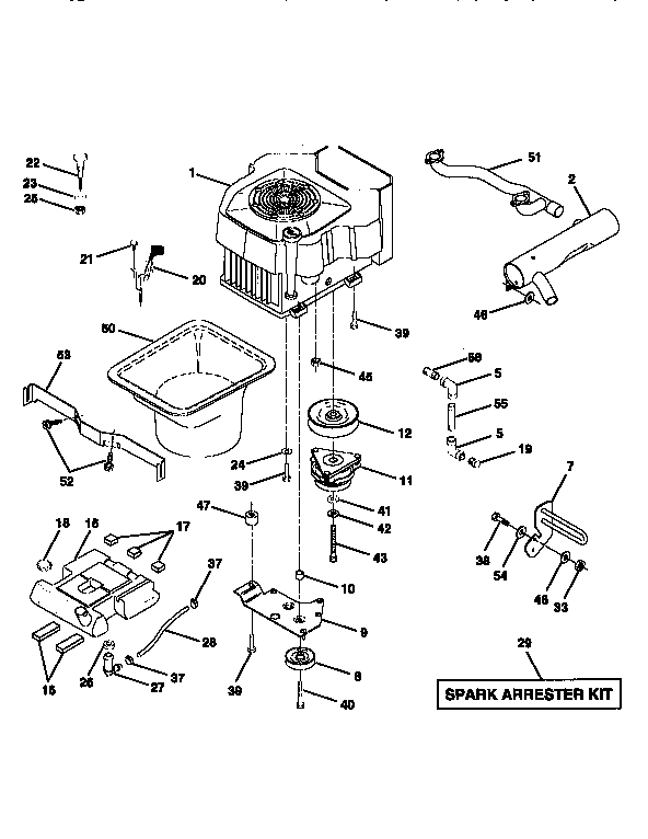Craftsman 917251660 engine diagram