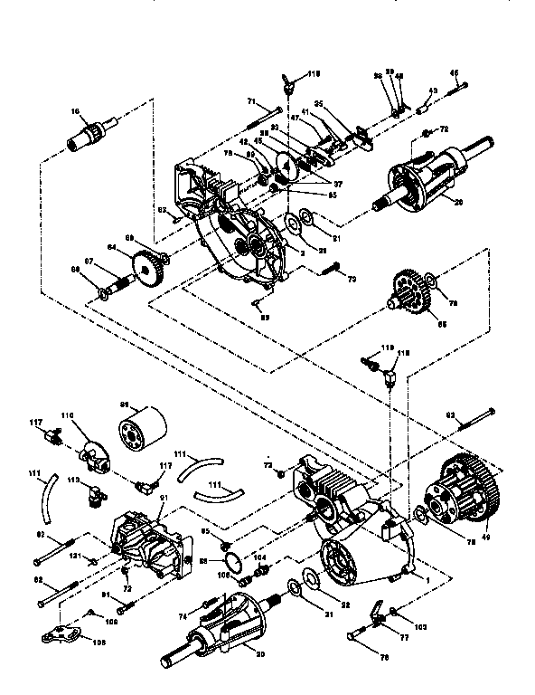 Craftsman 917251660 hydro gear transaxle 214-3010 diagram