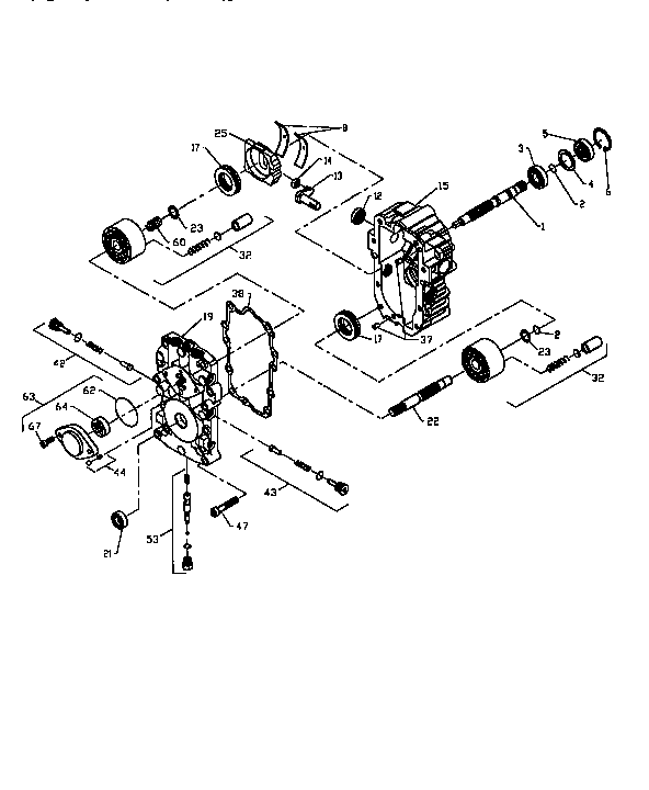 Craftsman 917251660 hydor gear pump  bu-10l-118 diagram
