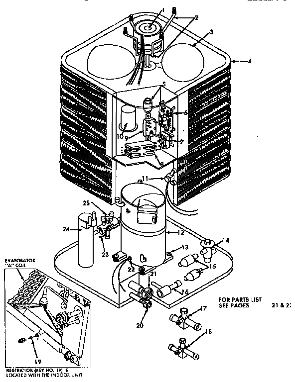 ICP CH5024VKA1 functional parts diagram