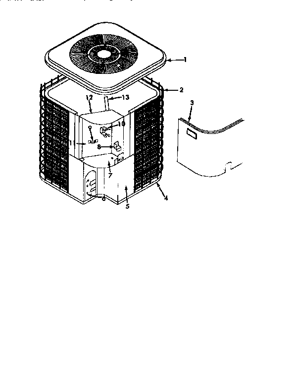 ICP CH5042QKA1 non-functional replacement diagram