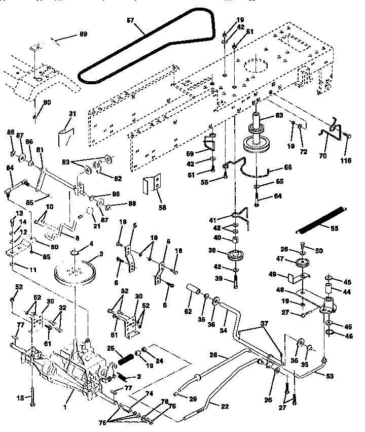 Craftsman 917256542 drive diagram