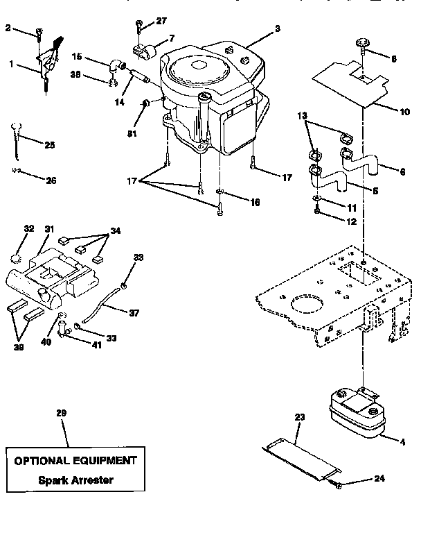 Craftsman 917251470 engine diagram