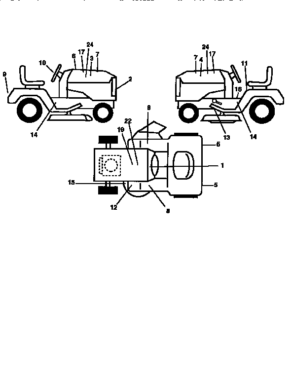 Craftsman 917251470 decals diagram