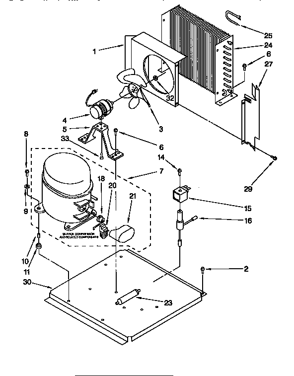 Kenmore 1069864850 unit diagram
