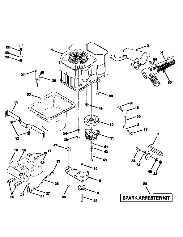 Craftsman 917251570 engine diagram