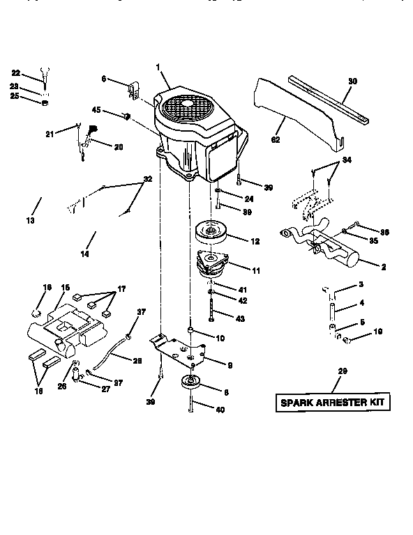 Craftsman 917251491 engine diagram