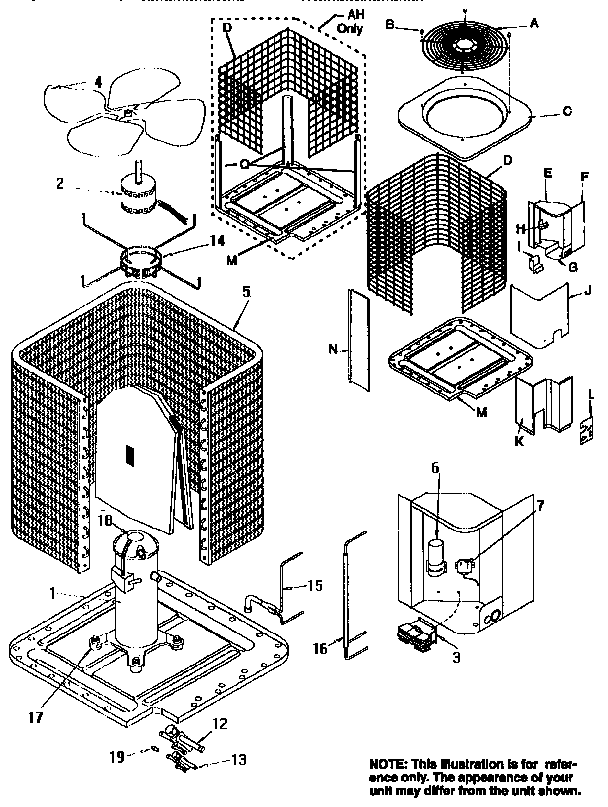ICP CA9036VKC2 central air conditioner diagram