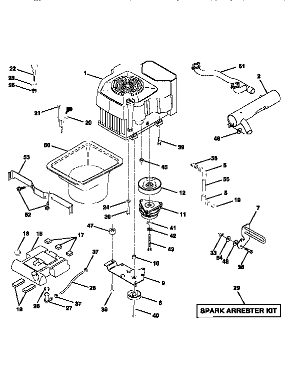 Craftsman 917251640 engine diagram