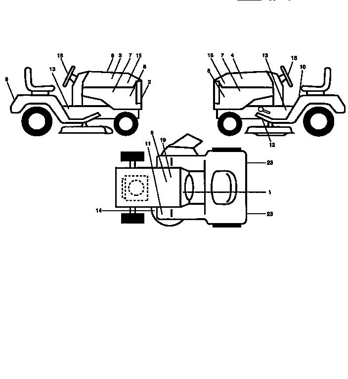 Craftsman 917251650 decals diagram