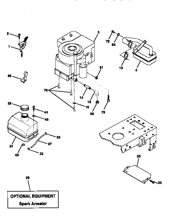 Craftsman 917256350 engine diagram