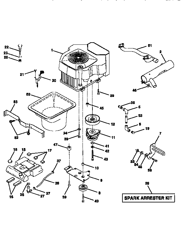 Craftsman 917251550 engine diagram